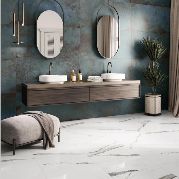 Alloy Semi-Polished Azzuro Tiles