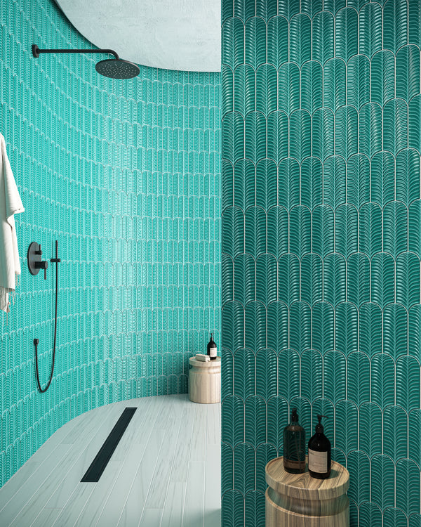 Alma Emerald 80X215X8mm Gloss Ceramic (0.53Sqm/Box)