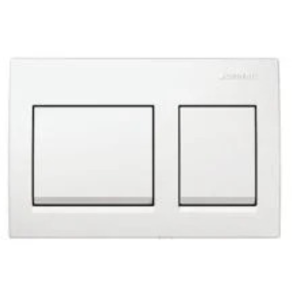 Alpha35 Actuator Plate for Dual Flush White