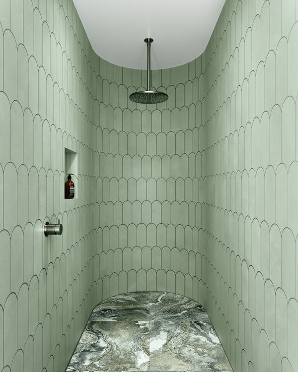 Alure Scale Sage 80X215mm Matt Ceramic (0.53Sqm/Box)