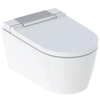 AquaClean Sela WC Complete Solution Wall-hung Toilet Polished White With Bright Chrome- Design Cover