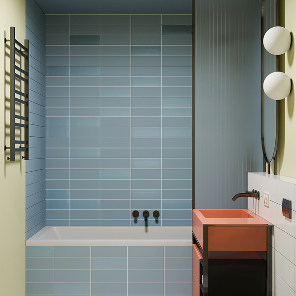 Aquarella Turkish Blue Matt300x75x8 1.12 M² / Box