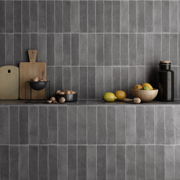Argile Subway Dark 60x240x9mm Matt Porcelain (0.5sqm/box)
