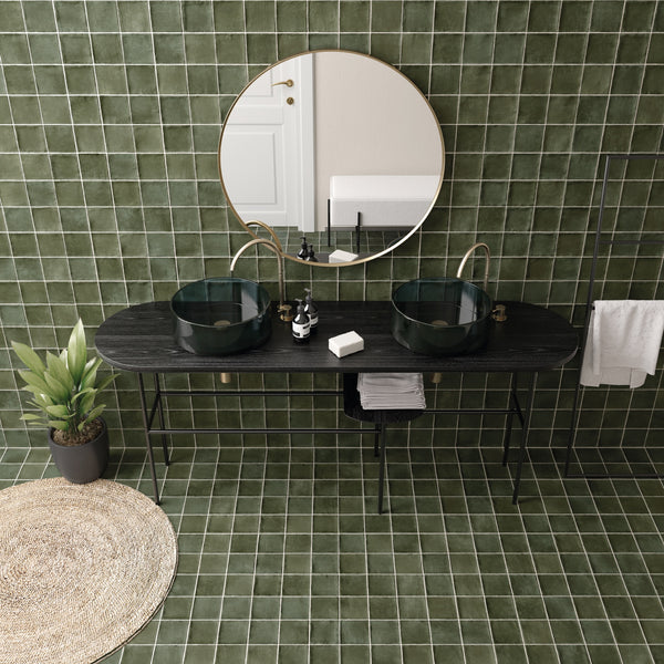 Argile Cuadrado Khaki 100x100x9mm Matt Porcelain (0.6sqm/box)