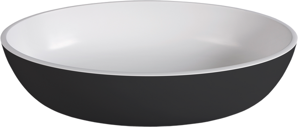 Gabriella Basin NOF Matte Charcoal 520x320x125