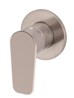 Round Paddle Wall Mixer Champagne