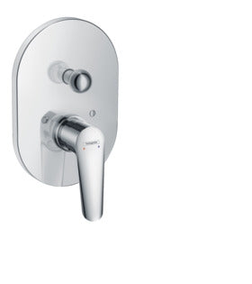 Hansgrohe Logis E Single Lever Bath Mixer For Concealed Installation Chrome