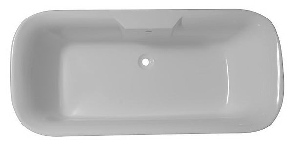 San Marino Built In Bath Polished White 1700x800x460mm