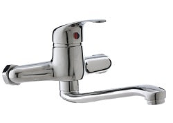 Amber Sink Mixer Wall Type