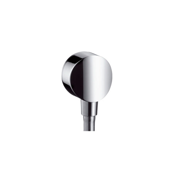Hansgrohe Fixfit Wall Outlet S With Non-Return Valve And Synthetic Connection Angle Chrome