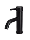 Meir Short Basin Mixer - Curved Spout (Matt Black)