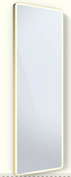 Lumena Soft Edge - 800 x 1500mm - Solid Brass Matte