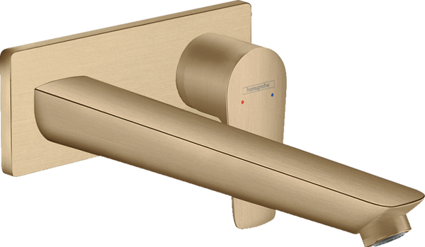 Talis E Basin Mixer Long Spout Brushed Bronze
