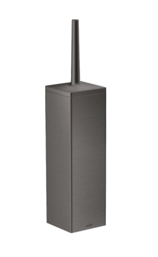 AX Univ.Rectang.toilet brushh.wall.Brushed Black Chrome