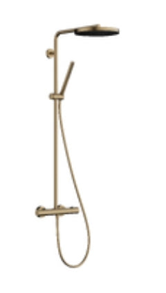 Hansgrohe Pulsify S Puro Showerpipe 260 1Jet Ecosmart With Ecostat Fine And Baton Hand Shower 1Jet B