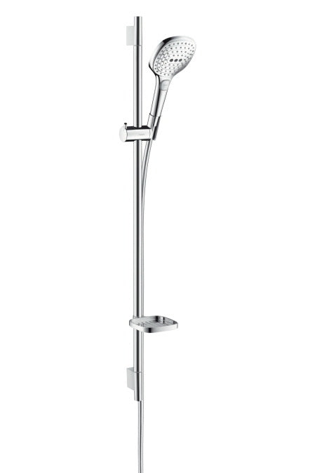 Hansgrohe Raindance Select E Shower Set 120 3Jet With Shower Bar 90 Cm And Soap Dish Chrome