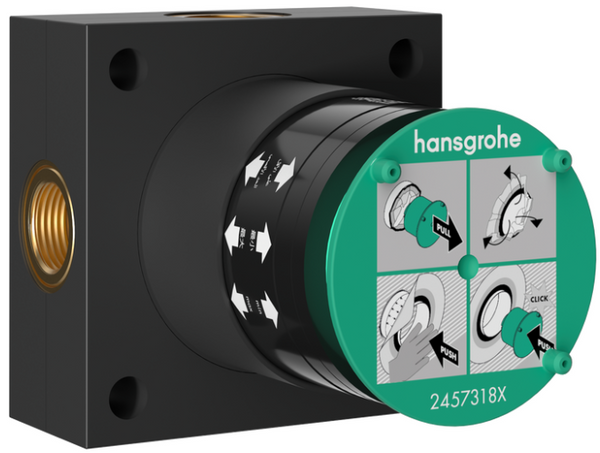 Basic set for overhead shower 2jet