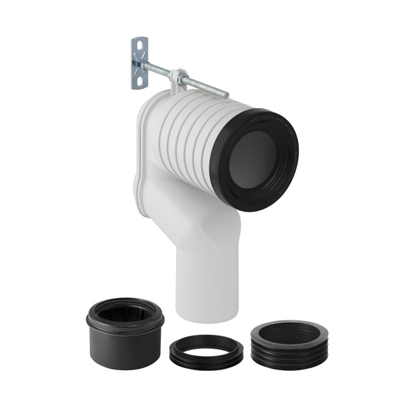 P-Bend Set for FloorStanding WC White