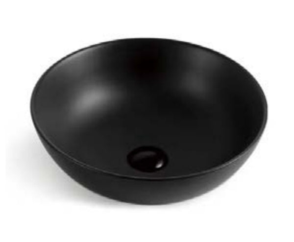 Lave Agnes Counter Basin Black 400x400x135mm