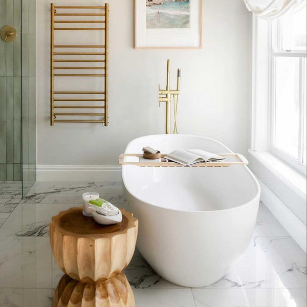 Taylor Freestanding Bath Polished White 1625x780x525mm