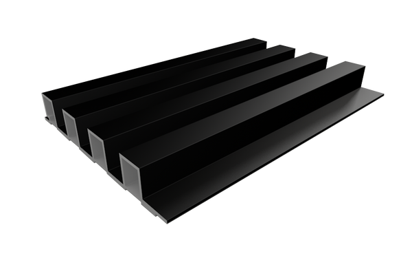 Model U Nero Wall Panel 159x23x2900mm (6.46sqm/box)