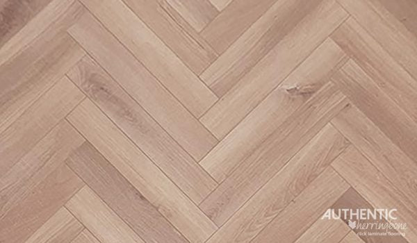 Sun Bleached Oak Herringbone (Laminate) Ac4/W32 - 600 X 100 X 12mm 1,32Sqm / Box