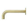 Round Curved Basin Spout 200mm - Tiger Bronze