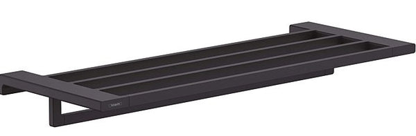 Hansgrohe Addstoris Towel Rack With Towel Rail Matt Black