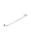 Round Single Towel Rail 900mm - Brushed Nickel