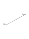 Round Single Towel Rail 900mm - Brushed Nickel