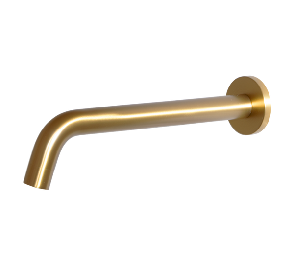 Wall Spout 200mm Brass