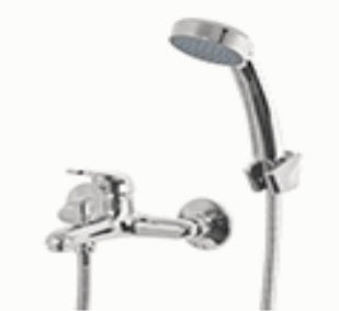 Bath Mixer W/T std offset hand shower 9 liters per minute