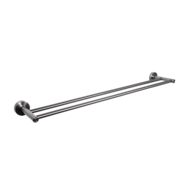Ginger Double Towel Rails 600mm – Gunmetal