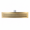 Brushed Brass Shower Channel – 500mm