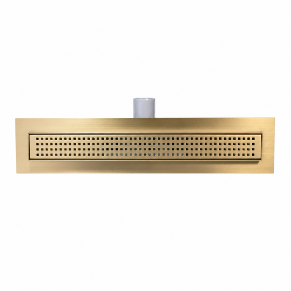 Brushed Brass Shower Channel – 500mm