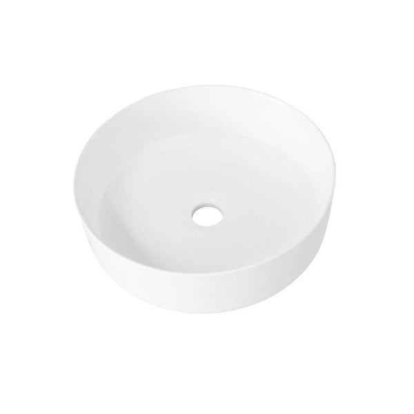 Stella Countertop Basin Polished White 355x355x115mm