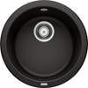 Rondo Black Silgranit Inset Sink 450x165mm