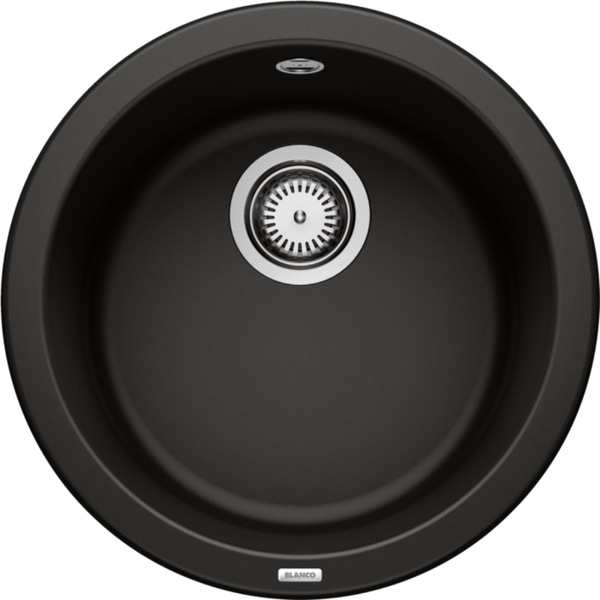 Rondo Black Silgranit Inset Sink 450x165mm