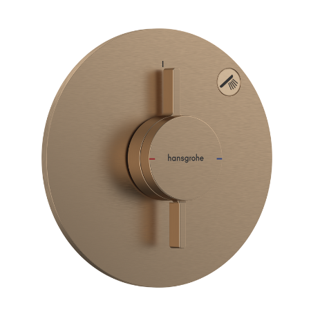 Hansgrohe Duoturn S Mixer For Concealed Installation For 1 Function Brushed Bronze