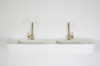 Greco Double Basin White 1600x420x180mm