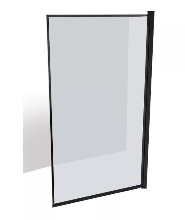 Shower Screen Bath Black 800X1400 Rosa 800x1400mm