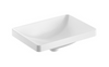 VariForm countertop washbasin No taphole and no overflow 55x17.8x40mm