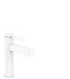 Hansgrohe Finoris Single Lever Basin Mixer 110 Without Waste Set Matt White