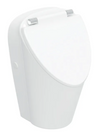 Selnova S Urinal with Lid, Inlet from the Rear, Outlet to the rear or downwards