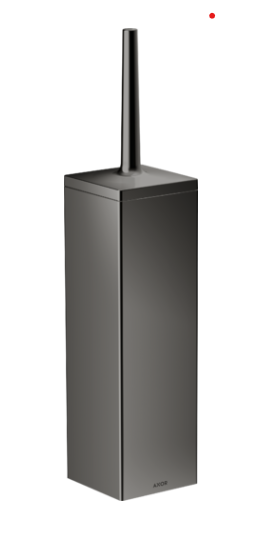 Axor Universal Rectangular Toilet Brush Holder Wall-Mounted Polished Black Chrome