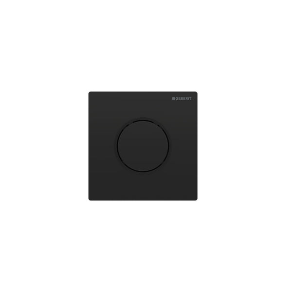 Type10 actuator plate: black matt coated, easy-to-clean coated, black