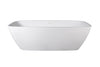 Deonne Bath NOF Polished White 1600x755x500