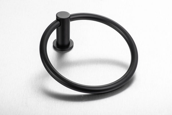 Demola Black Towel Ring