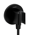 Hansgrohe Fixfit S Wall Outlet With Shower Holder Matt Black