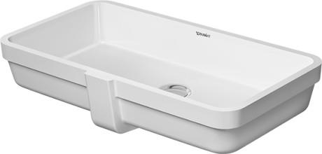 Vero Air Undercounter Basin Polished White with overflow600x310mm